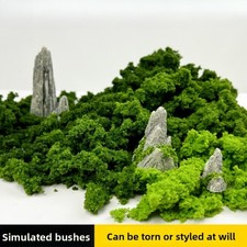 Shrubs Bushes Agglomeration Sponge Model Material Railway Layout Miniature Scene
