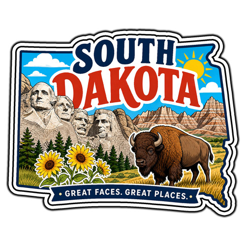 South dakota state pride - state,