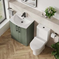 Deco Curved 600mm Satin Green