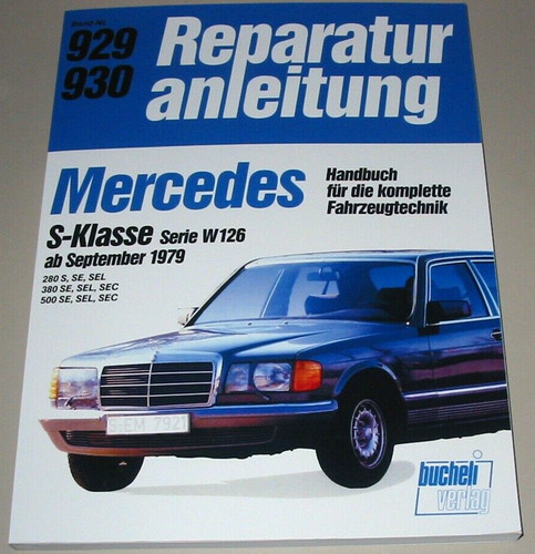 Repair manual mercedes class - manual, s-class