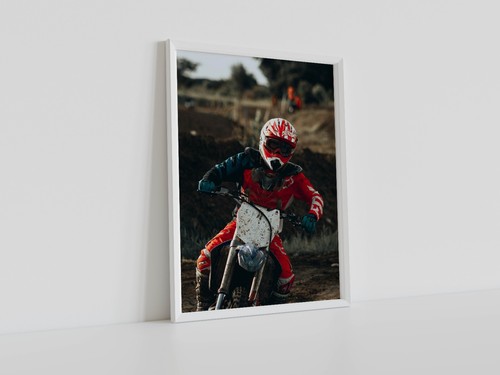 Motocross poster motorbike - poster,