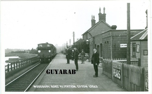 Woodbury road railway station - road,