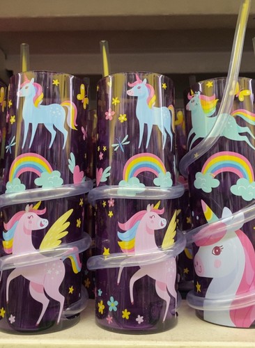 Unicorn rainbow plastic - unicorn,