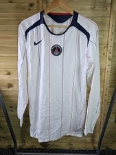 Rare Long Sleeve Player Spec PSG Paris Saint Germain 2005/2006 Away Shirt M NIKE
