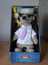 Sergei Soft Toy, Compare The Meerkat, New with Tags, 9", Plush, Yakov's Toy Shop