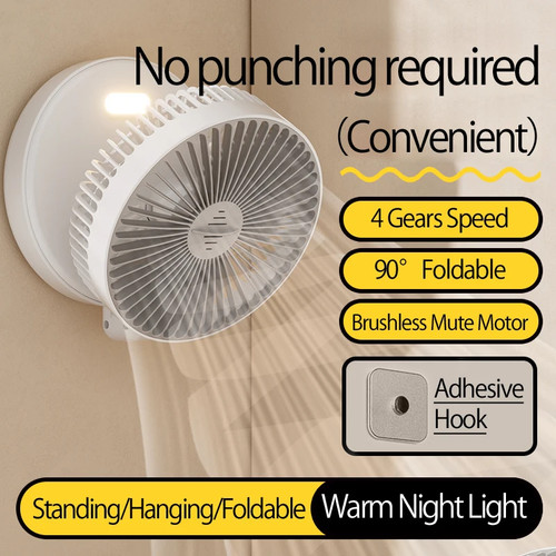 3in1 rechargeable portable fan - rechargeable,
