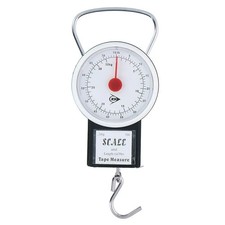 32Kg Dunlop Luggage Weight Scale W/ Measuring Tape 1M Travel Holiday Bag Baggage
