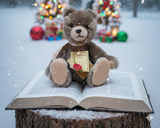 Vintage Hermann Teddy Original Limited Edt Bear  Tags & Certificate  239/2000