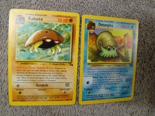 Pokemon Base Set Fossil Kabuto Omanyte