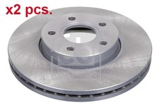 X2 PCS FRONT BRAKE DISC ROTOS