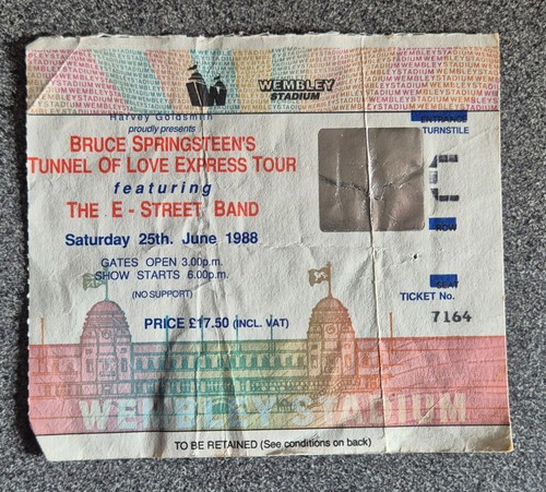 Used bruce springsteen ticket - used,