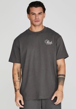 SikSilk Men's Washed Black