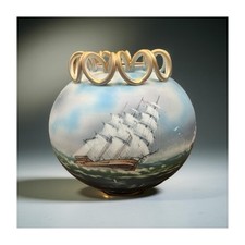 Art Deco Ceramic Vase Ceramic