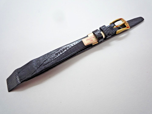 Hirsch black genuine - black, mm