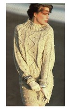 knitting pattern in Aran
