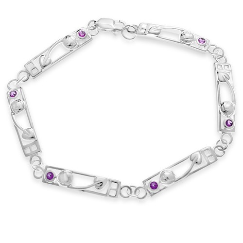 Sterling silver purple - sterling, &