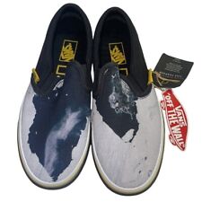 Vans Sneakers National Geographic Classic Slip-On Then Now Glacier Women 5 New