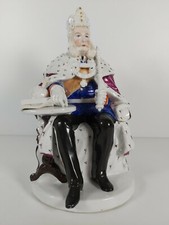 Large Conta & Boehme Figural Tobacco Jar As A King Seated On A Throne, Appr.26cm