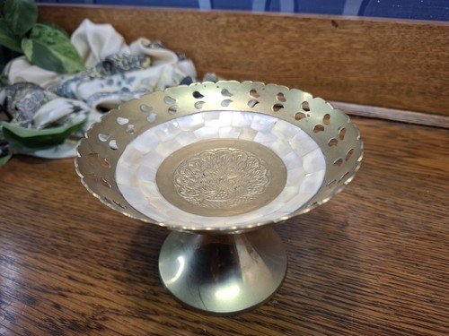 Vintage brass and mother - vintage,