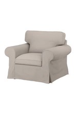 IKEA EKTORP Genuine Replacement Armchair Cover Totebo Light Beige 904.852.34 New