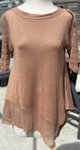 Poetry 100 linen asymmetric - linen,