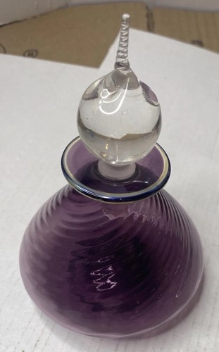 Vintage blown glass amethyst - blown,