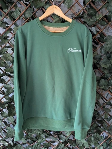 Green fleece lined sweatshirt - fleece,