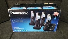 Panasonic KX-TGH264E Quad Cordless Phone  Answer Machine Bluetooth Link 2 Mobile