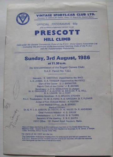 Prescott aug 1986 vscc - 1986,