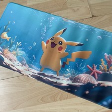 Pikachu Rubber Playmat Play