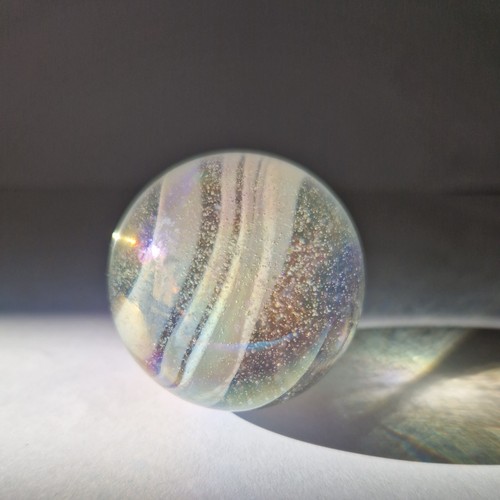 Vintage clear glass marble - vintage,