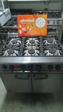 Natural Gas  Falcon 6 Burner Dominator Plus Oven Range/ Cooker / Commercial