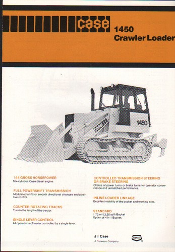 Case 1450 crawler - crawler, tractor