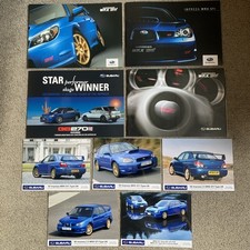 Subaru Impreza WRX STi GB270 Sales Brochures & Press Photos UK Market 2005-2010