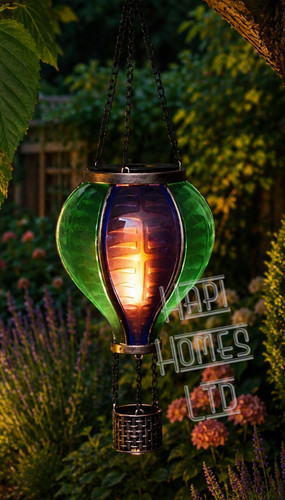 Hot air balloon flaming effect - flaming,