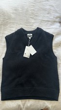 COS Knitted Vest Black Size S