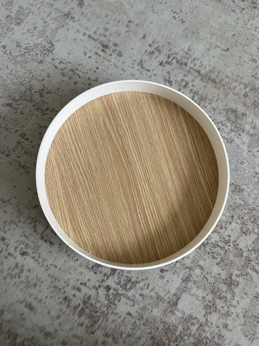 White decorative plastic tray - decorative,