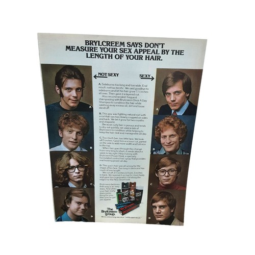 1974 brylcreem original - 1974, print