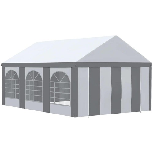 Galvanised party tent - 4m,