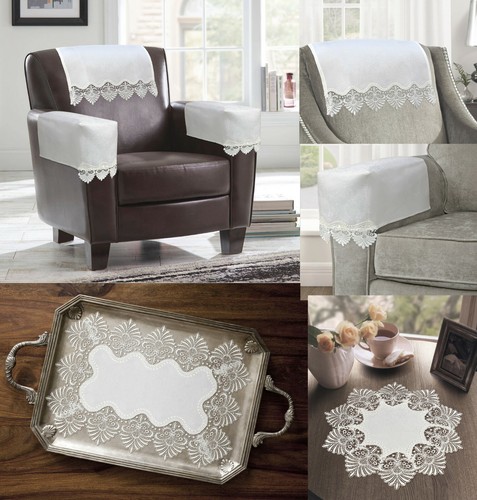 Luxury jacquard lace sofa - sofa, arm