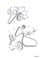 Jaguar Genuine Drive Belt