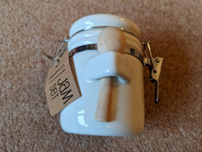Sainsbury's Jam Set sealable Container and spoon.