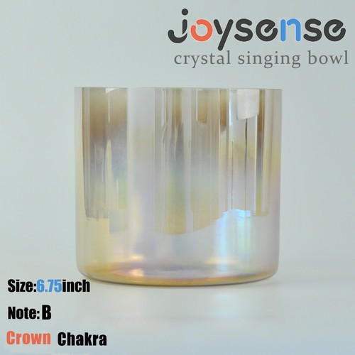 Clear crystal singing bowl - crystal,