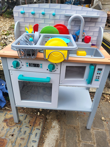 Wooden kids play - wooden, set