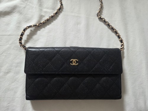 Chanel wallet chain black - wallet, on