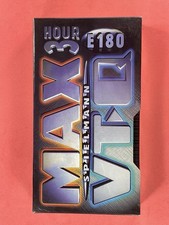 VHS Video Tape - New / Sealed - MAX Spielmann VTQ E180 - 3 Hour