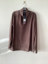 Ladies Cotton Traders Jersey Cord Taupe Top Size 16 BNWTags 