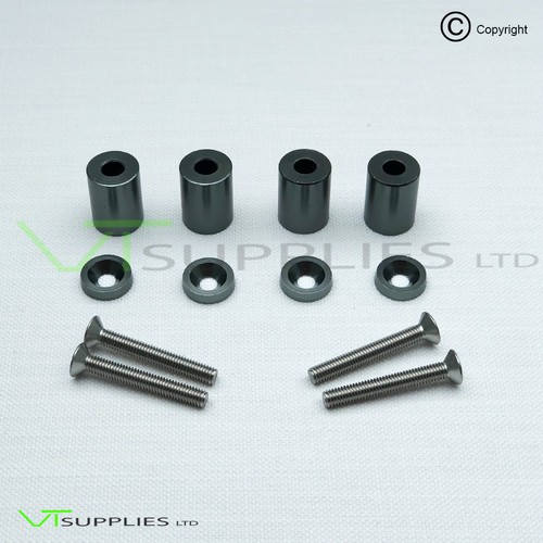 Grey car bonnet - spacers, vent