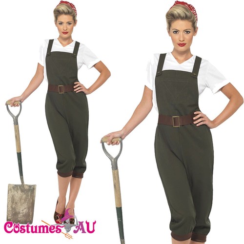 Ladies ww2 land girl - land, costume
