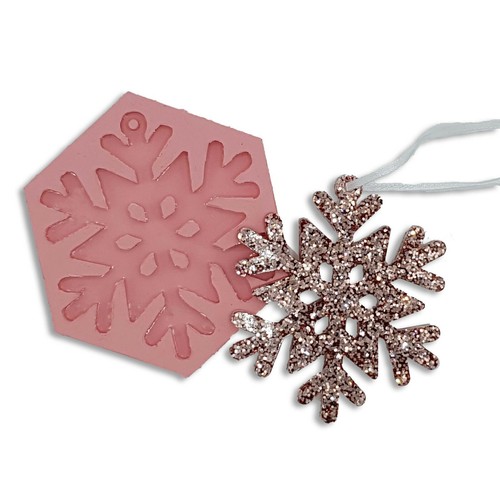 Md10 snowflake bauble silicon - bauble,